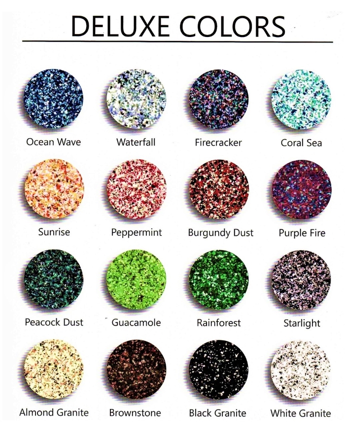 DELUXE COLORS CHART
