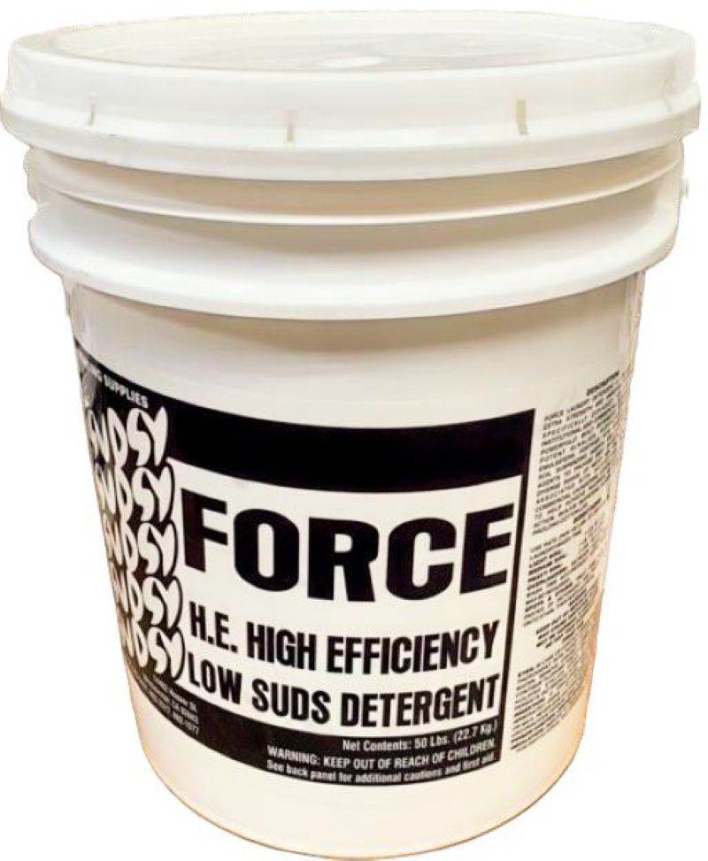 FORCE HE POWDERED  DETERGENT-50 POUND PAIL
