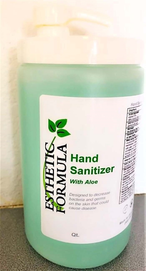 HAND SANITIZER WITH ALOE