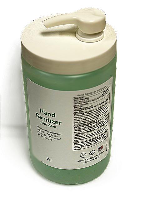 1 QUART HAND SANITIZER WITH ALOE