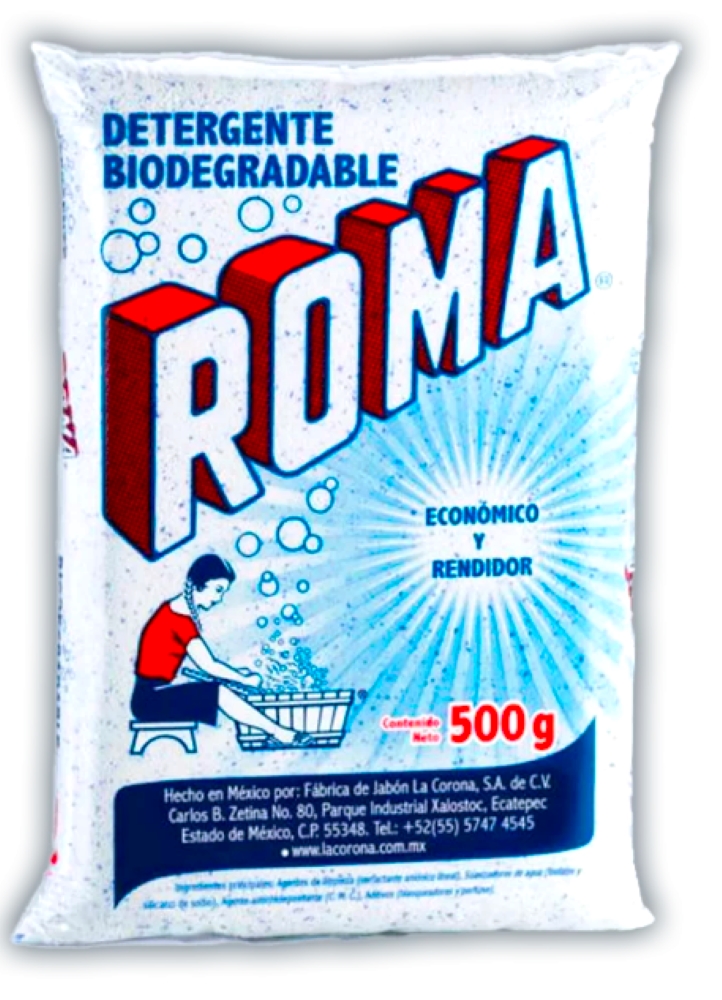 Roma Laundry Detergent 500G 36 Case Powder