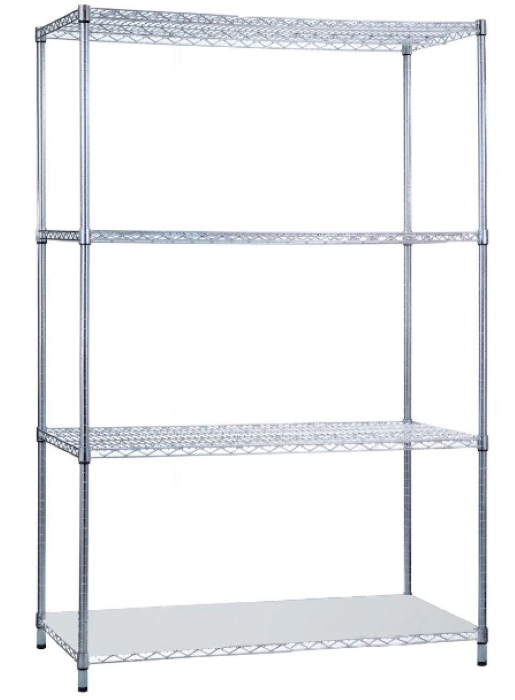 Solid Stainless Steel Shelving - 36 x 18 x 72