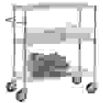 Linen Cart 18x48x42- 3 Wire Shelves 1