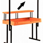 TR-6 Full-Length Hanging Rack for 72" "TFD" Style Tables 1