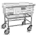 Antimicrobial Large Capacity Laundry Cart 1