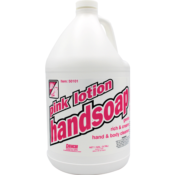ONE GALLON BOTTLE PINK LOTION HAND SOAP
