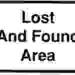 #L116 SIGN—LOST & FOUND AREA 1