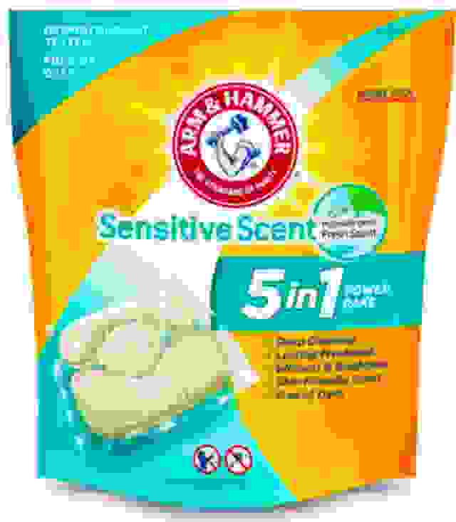 ARM & HAMMER SENSITIVE SCENT HE 5 IN 1 LAUNDRY DETERGENT POWER PAKS
