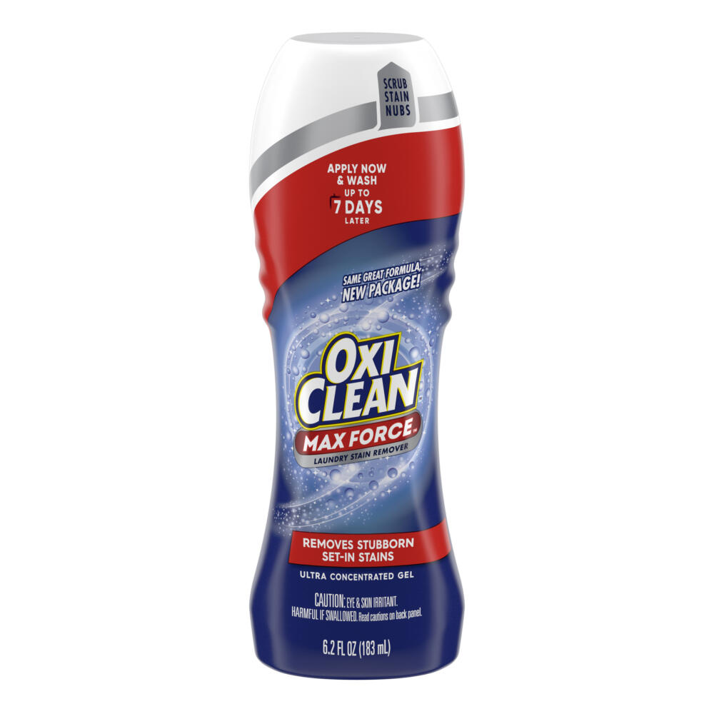OXICLEAN MAX FORCE LAUNDRY STAIN REMOVER GEL STICK 6.2OZ / 12CS