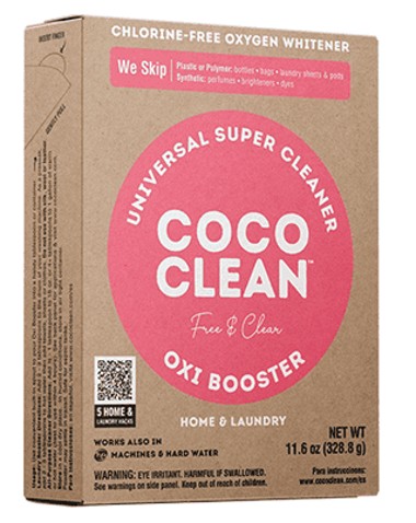 COCO CLEAN OXI BOOSTER FREE & CLEAR 11.6 OZ CASE OF 42
