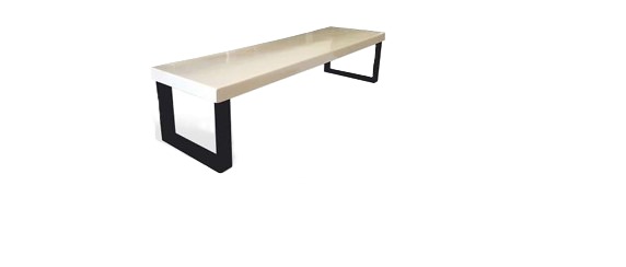 FIBERGLASS FLAT BENCH (BACKLESS) 72"L X 20"W X 37"H